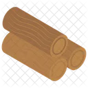 Wooden Logs Logging Lumberjack Icon