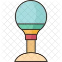 Wooden Maraca Music Icon