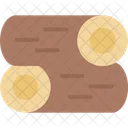 Log Wooden Piece Icon
