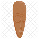 Wooden Mask Mask Wooden Face Icon