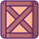 Wooden Parcel Safety Box  Icon
