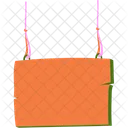 Wooden Plank With Rope Icon