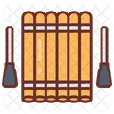 Wooden Raft River Crossing Wooden Icon