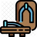 Wooden Sandals Sandals Shoe Icon