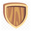Wooden Shield  Icon
