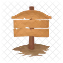 Wooden Sign Board Sign Board Road Sign Icon