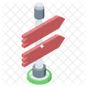 Wooden Signboard Signpost Signage Icon