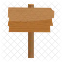Wooden Signboard  Icon