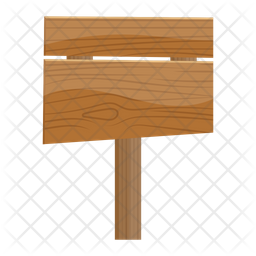 Download Cartoon Wooden Sign Boards Icon pack Available in SVG, PNG ...