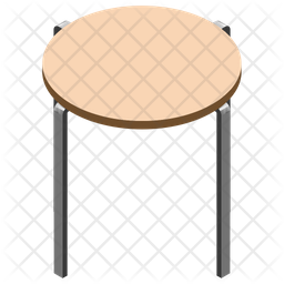 Wooden Stool Icon