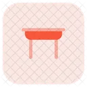 Wooden Table Desk Table Icon