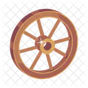 Wooden Wheel  Icon
