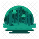 Forest Woodland Forest Landscape Icon