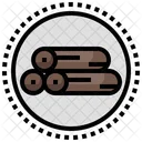 Wood Log Carpentry Icon