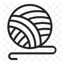 Wool Ball Textile Icon