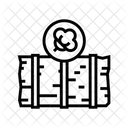 Wool Stack Textile Icon