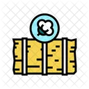Wool Stack Textile Icon