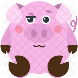 Woozy Pig  Icon