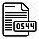Track Text Write Icon