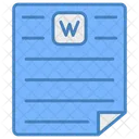 Word Document Word Document Icon