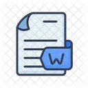 Word Document  Icon