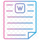 Word Document Word Document Icon