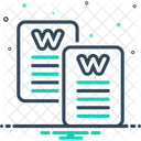 Word Script Words Icon