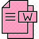 Word Text Paper Icon