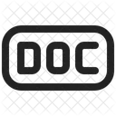 Word Document File Format Icon