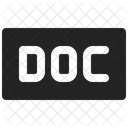 Word Document File Format Icon