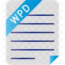 Wordperfect Document File File Type Icon