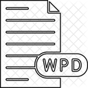 Wordperfect Document File File Type Icon