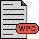 Wordperfect Document File File Type Icon