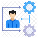 Work Cycle Process Icon