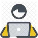 Work Working Computer User Icon