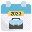Work 2023 Calendar Icon