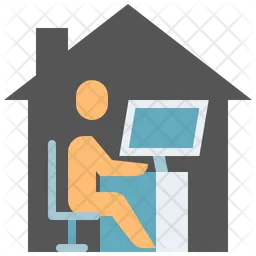 Work At Home  Icon
