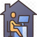 Work At Home Working From Home Work From Home Icon