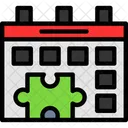 Work Calendar Schedule Organization Icon