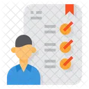 Work Checklist  Icon