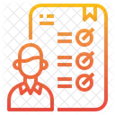 Skills Human Resource Document Icon
