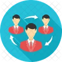 Work Cycle Business Corporate Hierarchy Icon