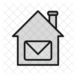 Work Email Icon - Download in Colored Outline Style