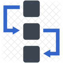 Work flow chart Icon - Download in Flat Style