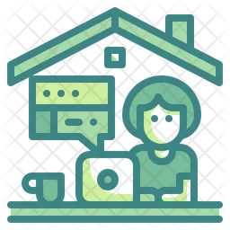 Work Form Home  Icon