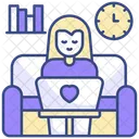 Work from couch  Icon