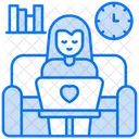 Work from couch  Icon