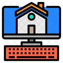 Home Monitor Keyboard Icon