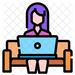 Work From Home  Icon