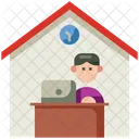 Work From Home Work Online Icon